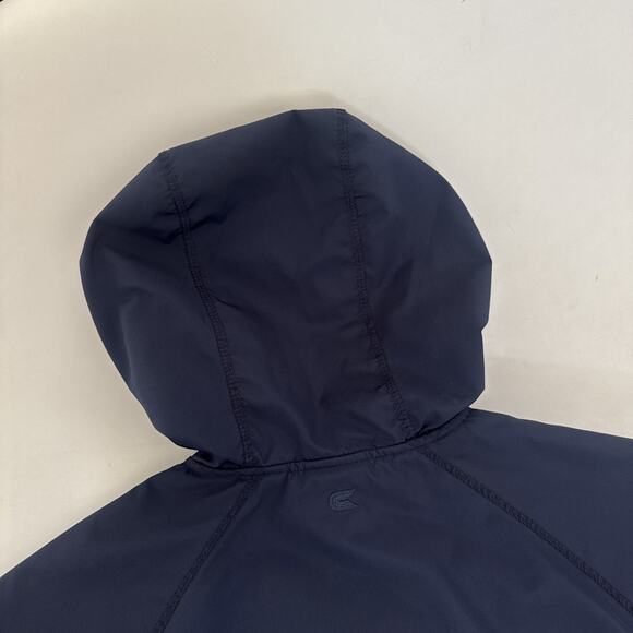 Vtg Colosseum Georgetown Hoyas Hooded Windbreaker Jacket Full Zip 90s Medium Y2K - Picture 7 of 9